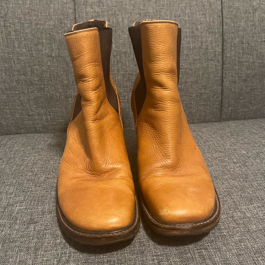 Vibram Tan Ankle Boots